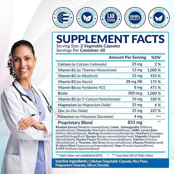 CALM MOOD & STRESS CAPSULES 120 CT