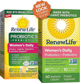 Renew Life WOMEN'S DAILY PROBIOTICS + PREBIOTICS 60 CT