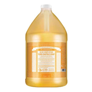 DR. BRONNER'S MAGIC SOAPS ORGANIC CASTILE LIQUID SOAP CITRUS ORANGE 1GAL