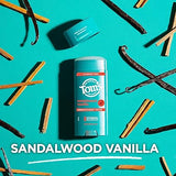 TOM'S OF MAINE DEODORANT SANDALWOOD VANILLA 3.25OZ