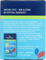 SWEET LEAF Organic Stevia Sweetener 70 CT