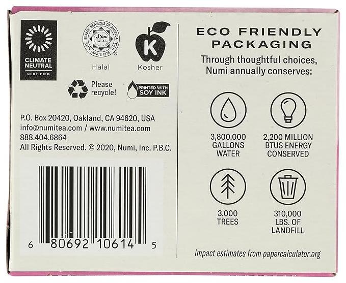 NUMI TEAS Immune Boost Tea 16 BAG