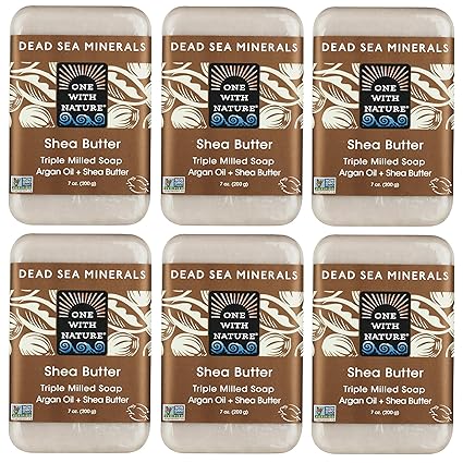 ONE WITH NATURE SHEA BUTTER BAR SOAP 7OZ