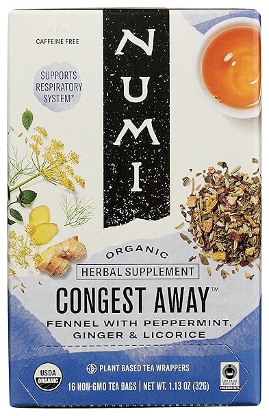 NUMI TEAS Congest Away Tea 16 BAG