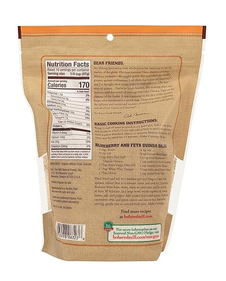 BOB`S RED MILL Whole Grain Quinoa 26 OZ