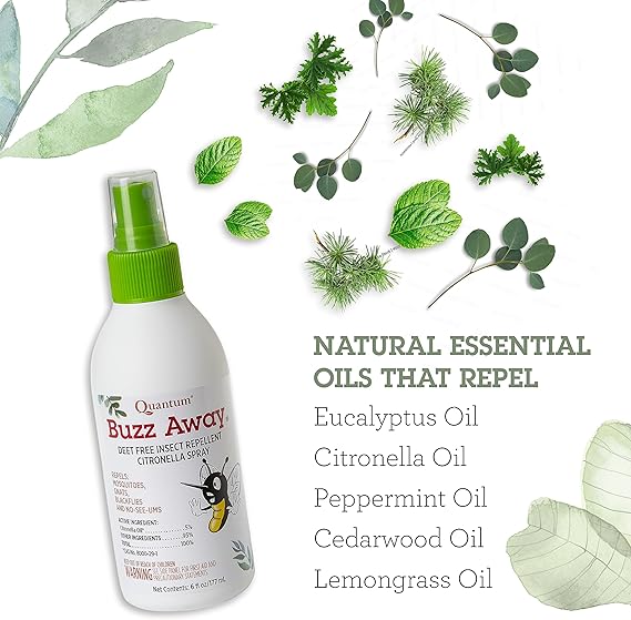 Quantum Buzz Away, Original Spray, 6-Ounce