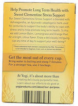 YOGI TEA Sweet Clementine Stress Support  16 BAG