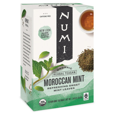 NUMI TEAS Moraccan Mint Teasans 18 BAG