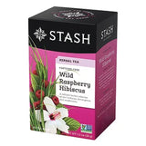 STASH TEA Wild Raspberry Hibiscus Tea Caffeine Free 20 BAG