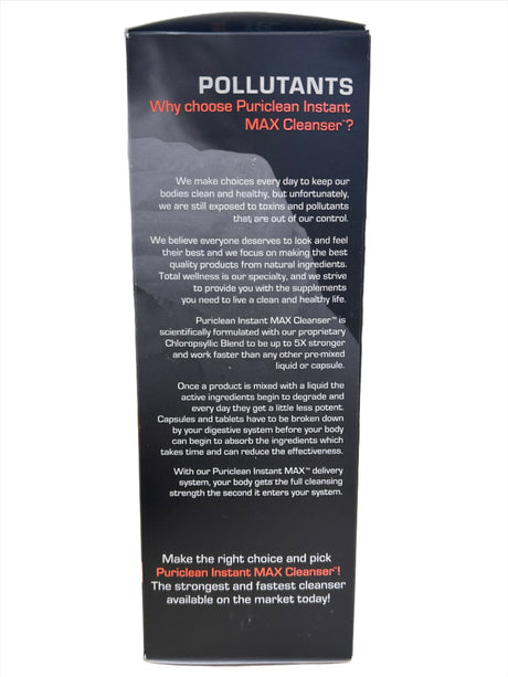 Puriclean Instant Max Cleaner Fruit Punch Flavor