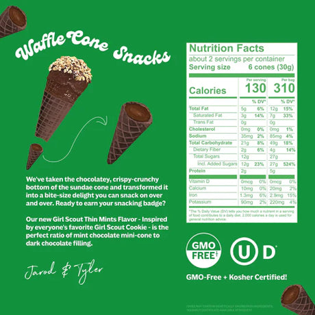 MUDDY BITES Girl Scout Thin Mints 2.33 OZ