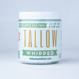 Whipped Tallow – All-Natural Moisturizer | Choose Scent & Size (2oz–85oz): Unscented / 9oz