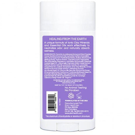 Zion Health Clay Dry Bold - Lavender Blend 2.8 oz