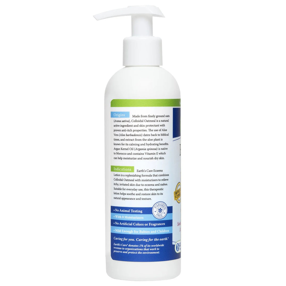 EARTH'S CARE ECZEMA LOTION 8OZ
