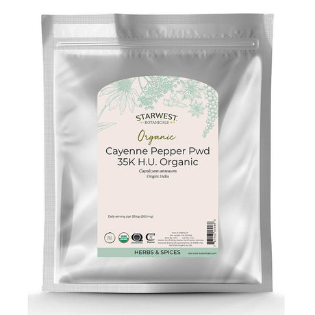 CAYENNE PEPPER PWD ORGANIC 35K