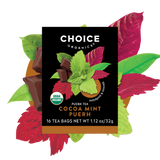 CHOICE ORGANIC TEAS Cocoa Mint Puerh Tea 16 BAG