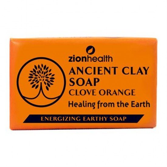 Zion Health Clay Soap Orange Clove  6 oz