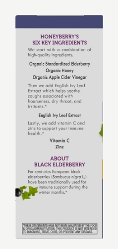 Nature's Way Sambucus® HoneyBerry™ Cough Syrup 4 Fl Oz