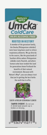 Nature's Way Umcka® ColdCare 99.9% Alcohol-Free Drops 1 Fl Oz