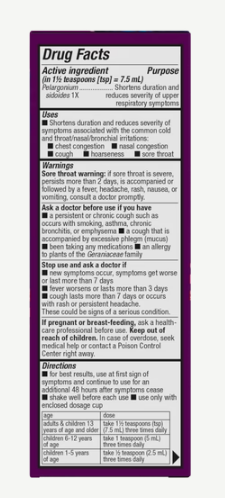 Nature's Way Umcka® ColdCare Cherry Syrup 8 Fl Oz