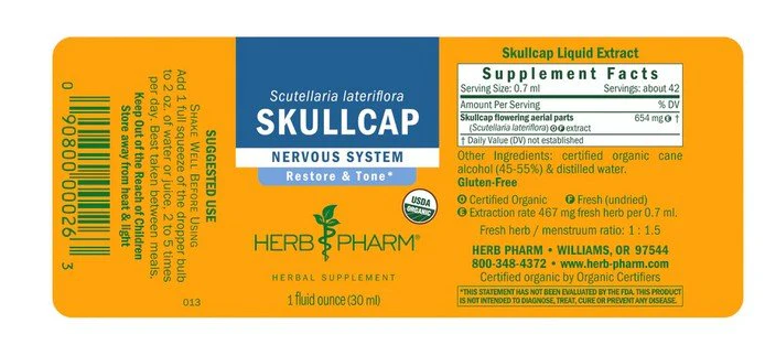Herb Pharm SKULLCAP EXTRACT 1 oz