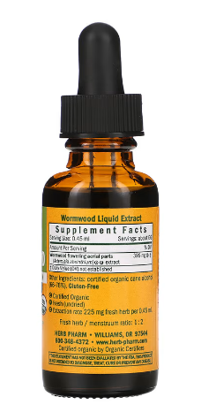 Herb Pharm WORMWOOD EXTRACT 1 oz