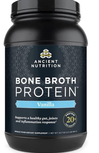 Ancient Nutrition Bone Broth Protein - Vanilla - 40 srv Powder