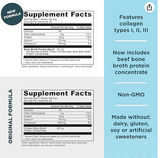 Ancient Nutrition Bone Broth Protein - Vanilla - 40 srv Powder