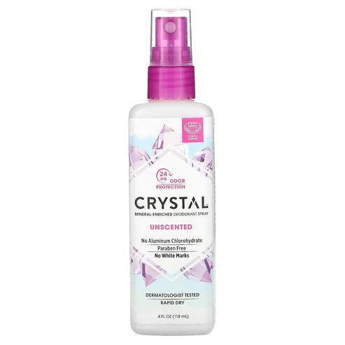 CRYSTAL BODY DEODORANT PUMP SPRAY 4OZ