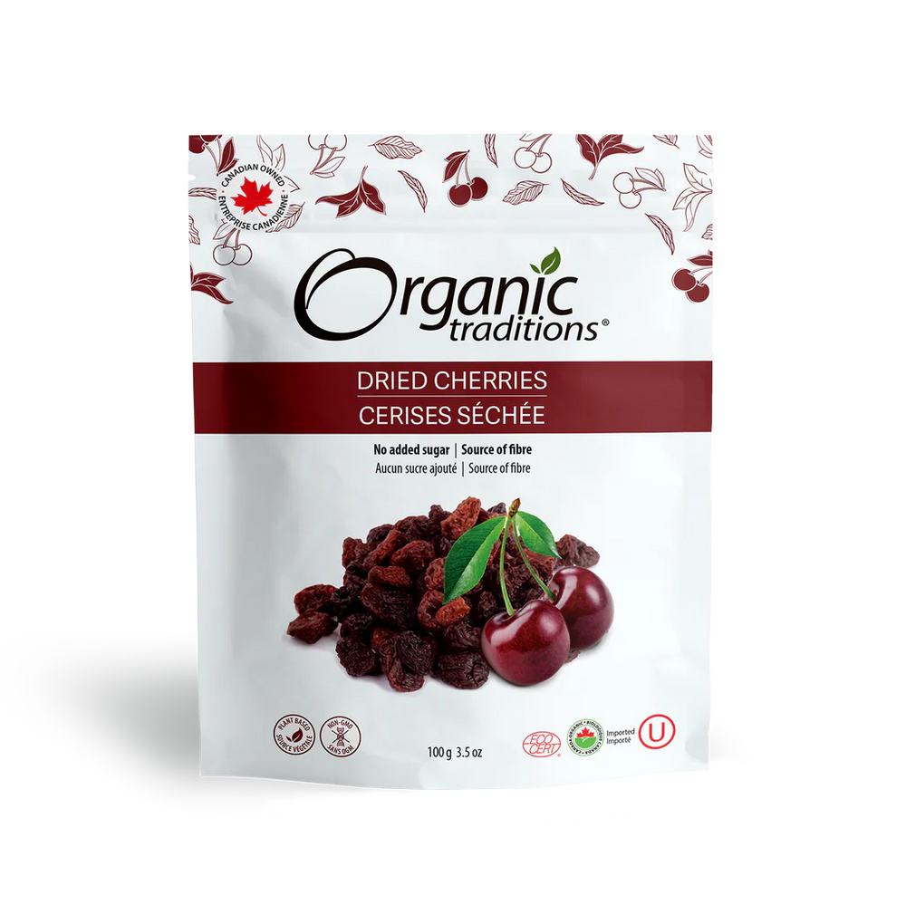 ORGANIC TRADITIONS CHERRIES DRIED 3.5OZ