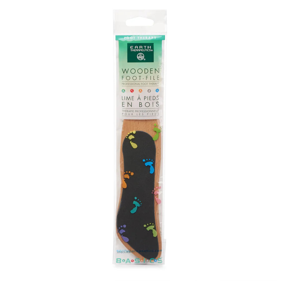 EARTH THERAPEUTICS WOODEN FOOT-FILE