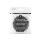EARTH THERAPEUTICS CHARCOAL EXFOLIATING ROUND SPONGE 1PIECE