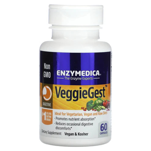 Enzymedica Veggie Gest 60 Capsules – Williams Natural Foods