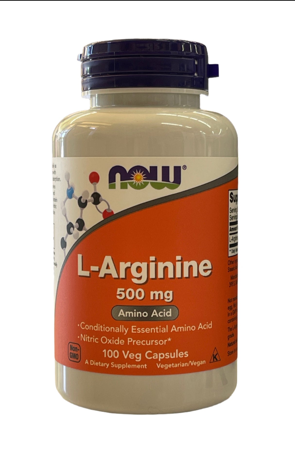 Now ARGININE 500mg