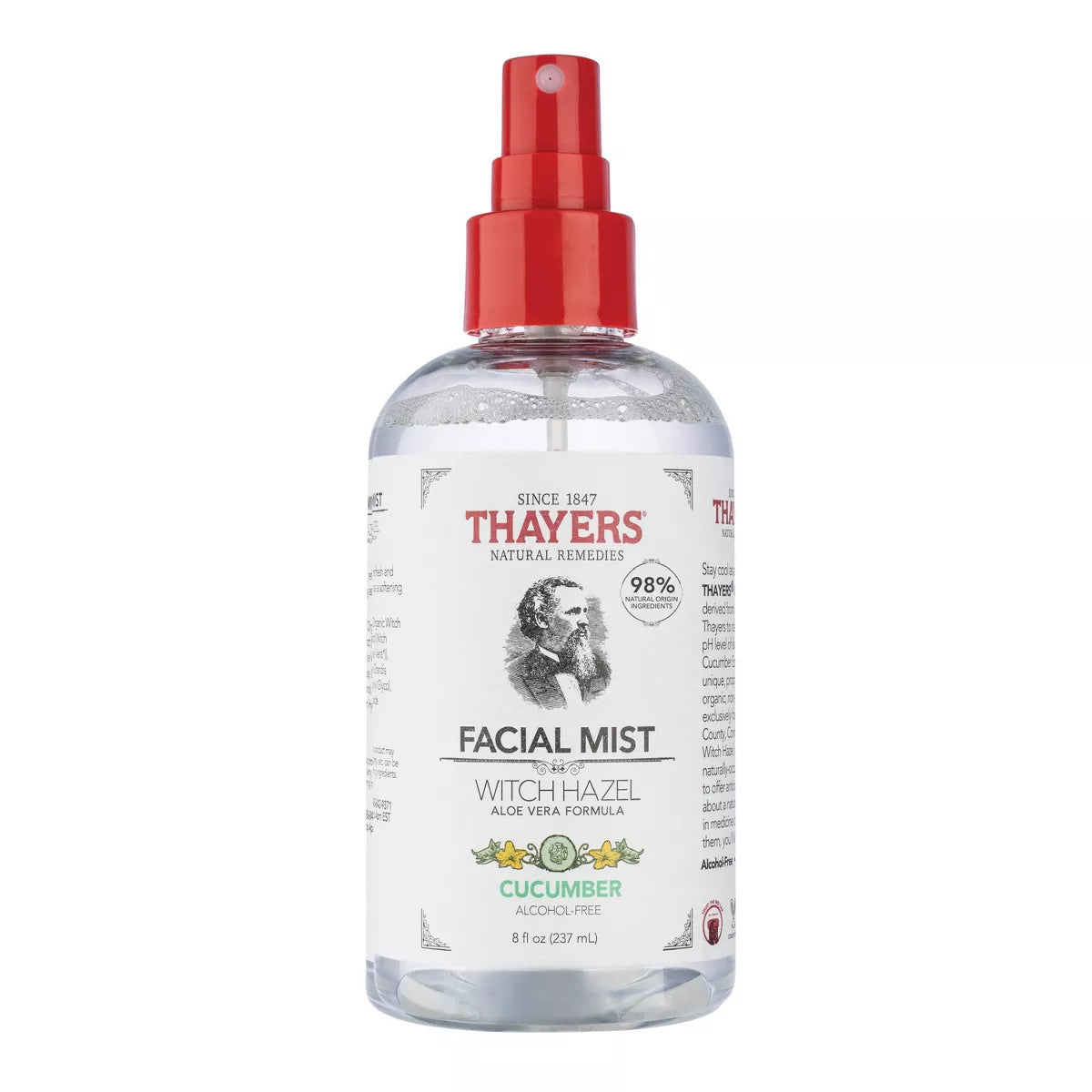 THAYERS CUCUMBER WITCH HAZEL FACE MIST TONER 8OZ