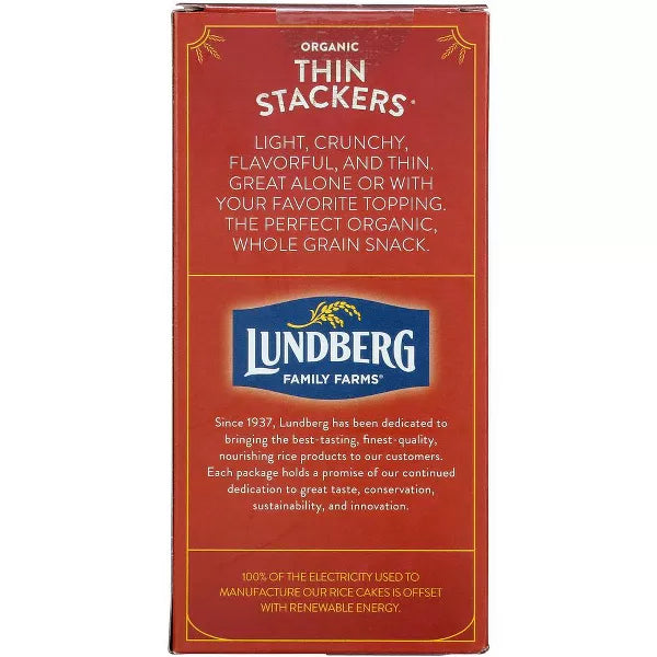 LUNDBERG FAMILY FARMS Thin Stackers, Five Grain 6/6 OZ