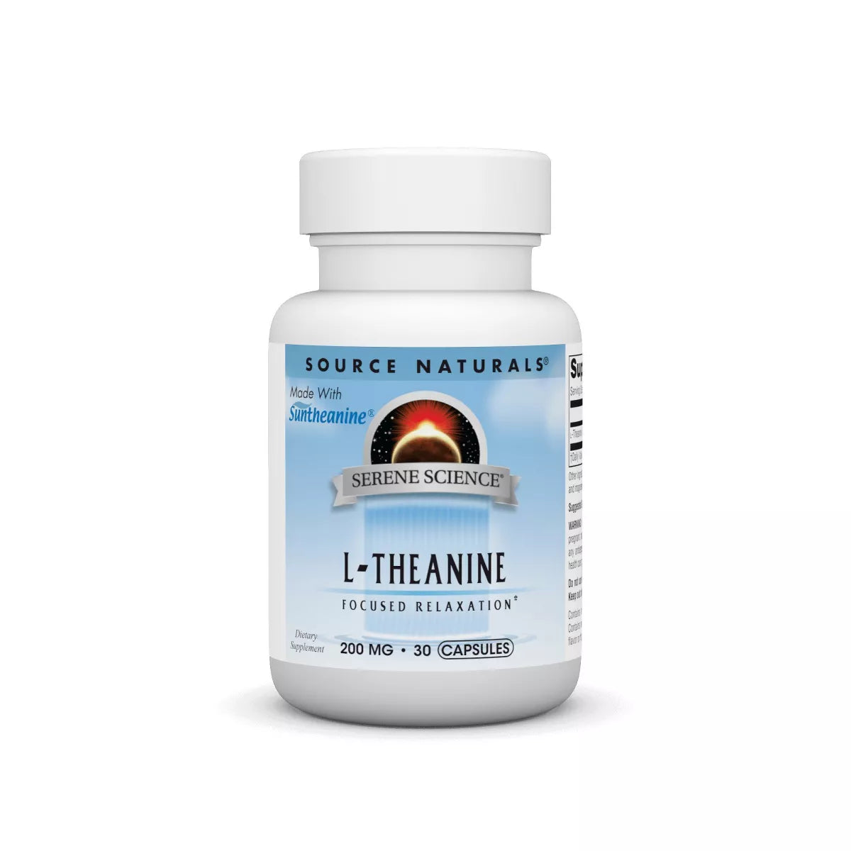 SOURCE NATURALS L-THEANINE CAPS 200MG 30C