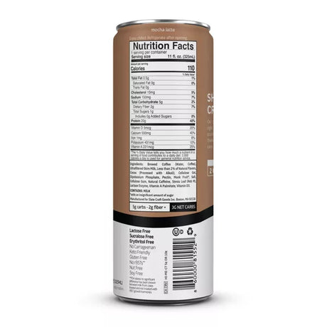 SLATE MILK RTD Lacts Free Xprso Choc Mlk 11 OZ