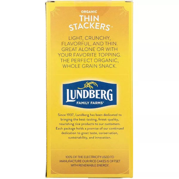 LUNDBERG FAMILY FARMS Thin Stackers, Brown Rice, NS 6/6 OZ