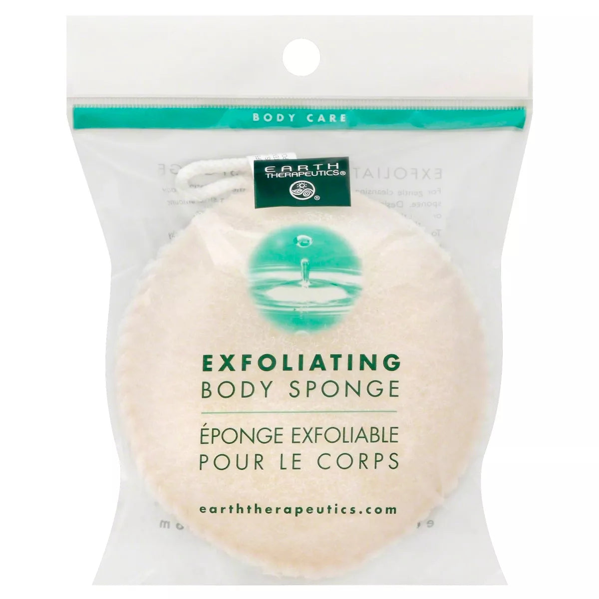 EARTH THERAPEUTICS EXFOLIATING BODY SPONGE