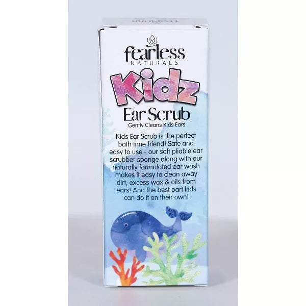 FEARLESS NATURALSKIDS EAR WASH PLUS SCRUB 2OZ
