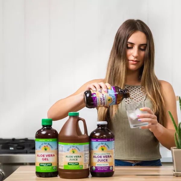 LILY OF THE DESERT ALOE VERA JUICE WHOLE LEAF 64OZ