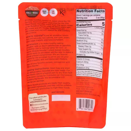 MIRACLE NOODLE Fettucine 7 OZ