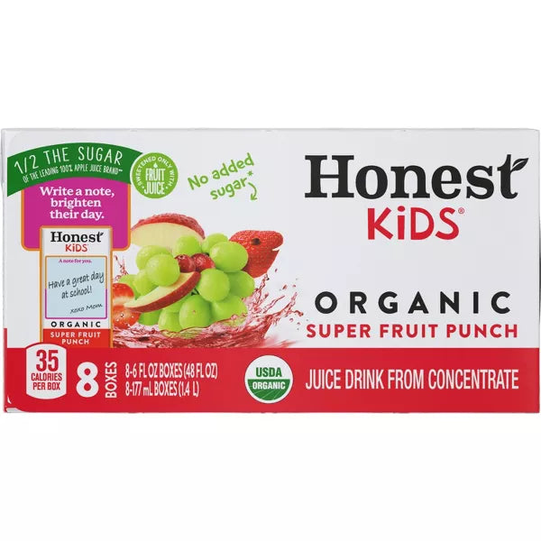 HONEST KIDS Fruit Punch 6 OZ