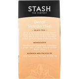 STASH TEA Vanilla Chai Tea Decaffeinated 18 BAG