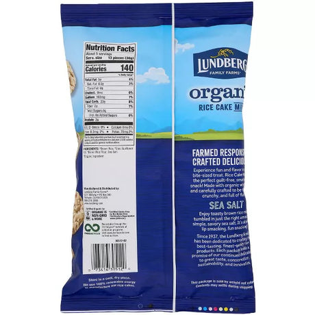 LUNDBERG FAMILY FARMS Sea Salt Mini Rice Cakes 5 OZ