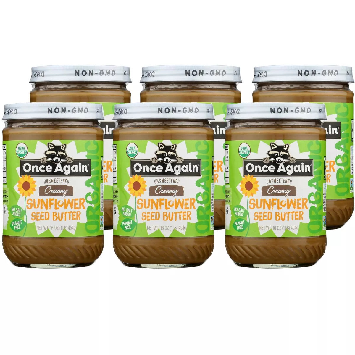 ONCE AGAIN Sunflower, Salt/Sugar Free 16 OZ