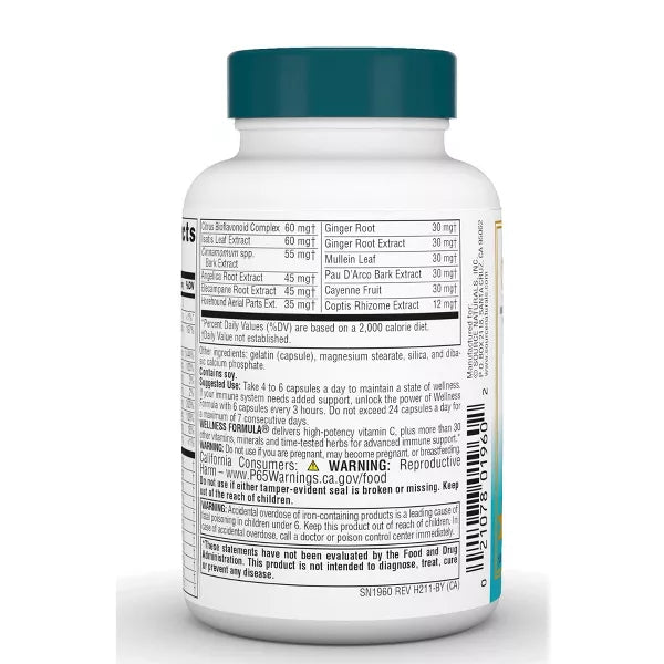 SOURCE NATURALS WELLNESS FORMULA CAPS 60C