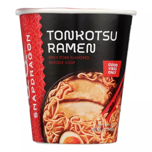 SNAPDRAGON Spicy Tonkotsu Ramen Cup 2.2 OZ – Williams Natural Foods