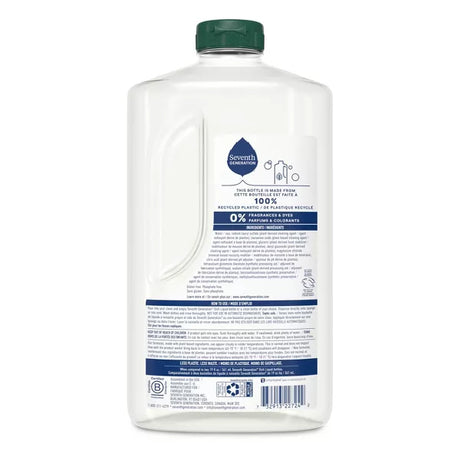 SEVENTH GENERATION Dish Liquid, Free and Clear 50 OZ